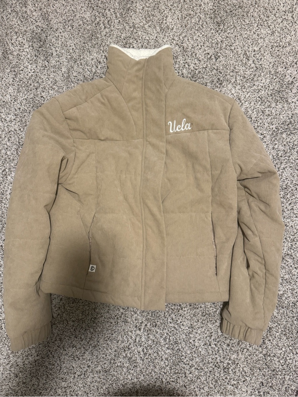 UCLA Women’s Beige Corduroy Jacket